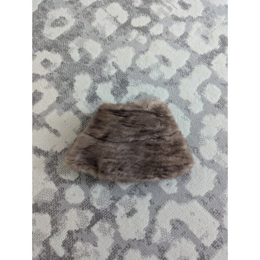 The Bon Marche Vintage Genuine Mink Fur Hat
